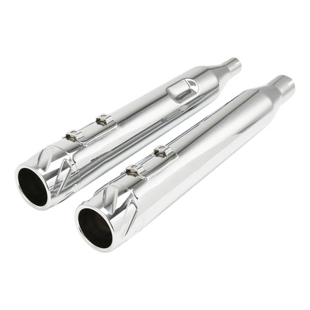 Motorcycle Slip On Mufflers Exhaust Pipes For Harley Street Glide Road King Electra Glide Ultra Limited FLTRX 2017-2022 2021 18