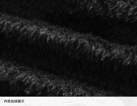 Fleece Fur Collar Windbreaker Coat Male Pu Jacket Men Thick Warm Cashmere Military Bomber Tactical Leather Jackets Mens Outwear