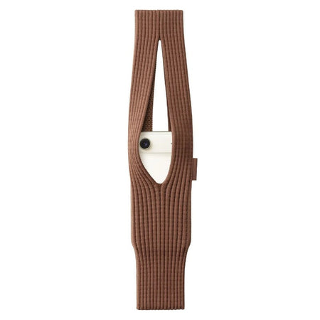 Knitted Phone Bag Scarf Style Unisex Crossbody Shoulder Phone Pouch Colorful Portable Slim Pocket Casual Phone Storage Accessory