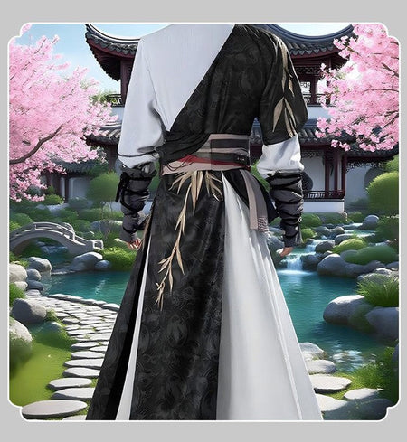 Chinese Game Where Winds Meet Young Master Cosplay Costume Adult Swordsman Hanfu Carnival Hero Wuxia Jianghu Cool Battle Uniform