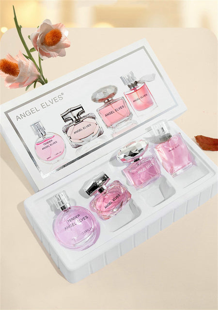 Gift Box 4Pcs Set Perfume Women 120ml Club De Nuit Perfumes De Mujer Lasting Fragrance Parfum Femme Floral Fruity Scent Spray