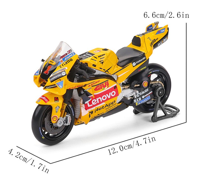 Maisto 1:18 NEW 2023 Ducati Lenovo Team  #1 Bagnaia Champion Moto GP Racing casting alloy motorcycle Model collection gift toy