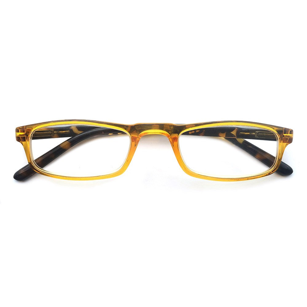 Women Men Reading Glasses Classic Small Rectangle Frame Spring Hinge Ulrta Comtable Wear Readers Eyeglass with Diopters
