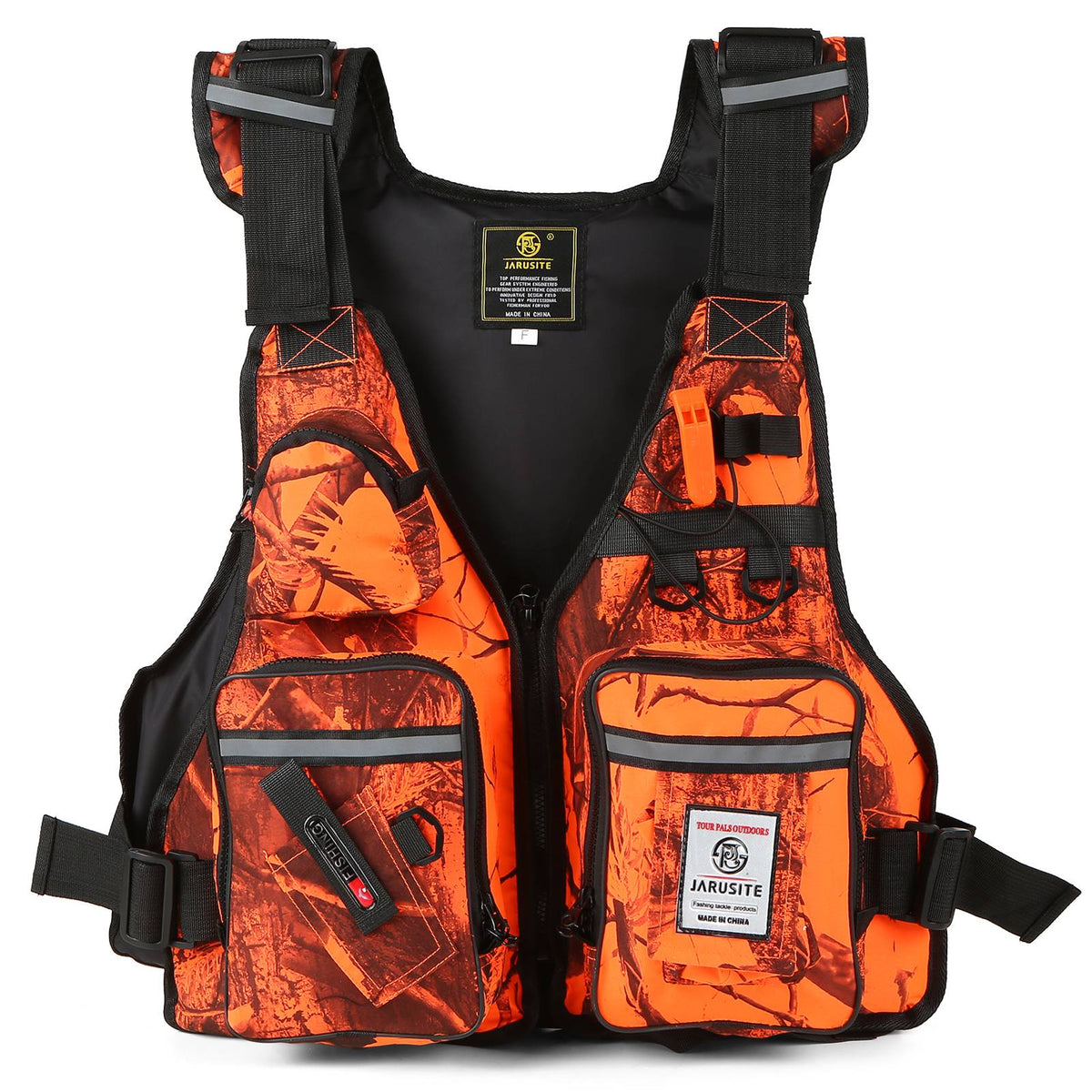 Men Professional Life Jacket Buoyancy Suit Portable Fishing Vests Multi-Pockets Waterproof Sea Fishing Adjustable Vest 2022 New