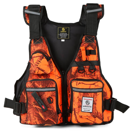 Men Professional Life Jacket Buoyancy Suit Portable Fishing Vests Multi-Pockets Waterproof Sea Fishing Adjustable Vest 2022 New