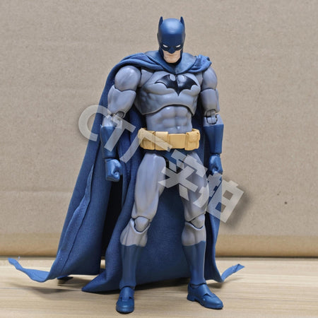 CT Toys Batman Mafex 126 Blue 1/6 Scale Action Figure DC Batman Shf Anime Collectible Figurine for Kids And Collectors Xmas Gift