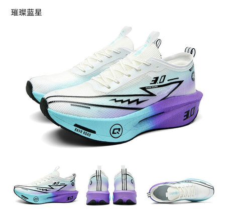 NEW Running Shoes Men Sports Marathon Carbon Plate Breathable Lightweight Women Comfortable Athletic Leisure Sneakers Footwear