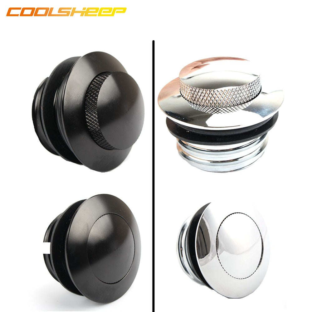For Harley Davidson Sportster 1200 883 XL 72 Dyna Super Glide CVO Motorcycle Fuel Tank Cover Press Fuel Tank Pop-Up Gas Cap