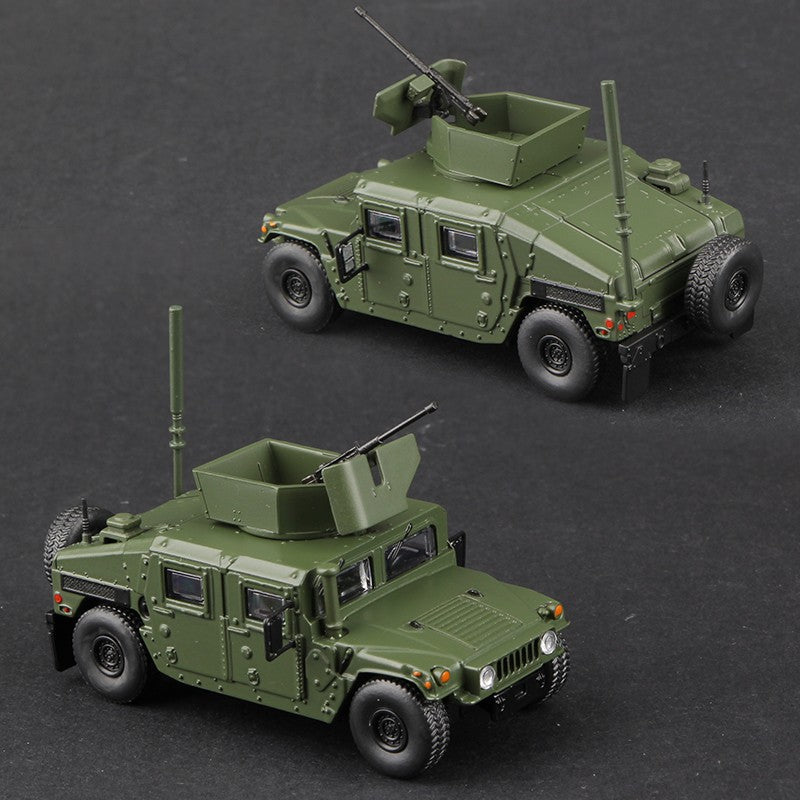 Massdi 1:64 Tiger Gaz Armored Vehicle Car Model M1151 Off-Road Antitank Alloy Miniature Diecast Vehicles Toy Collection