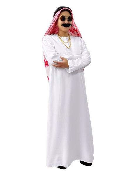 Men Arabia Arab Sheikh Costume Shepherd Arabian Prince Cosplay for Adult Fantasia Purim Halloween Costumes