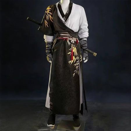 Chinese Game Where Winds Meet Young Master Cosplay Costume Adult Swordsman Hanfu Carnival Hero Wuxia Jianghu Cool Battle Uniform
