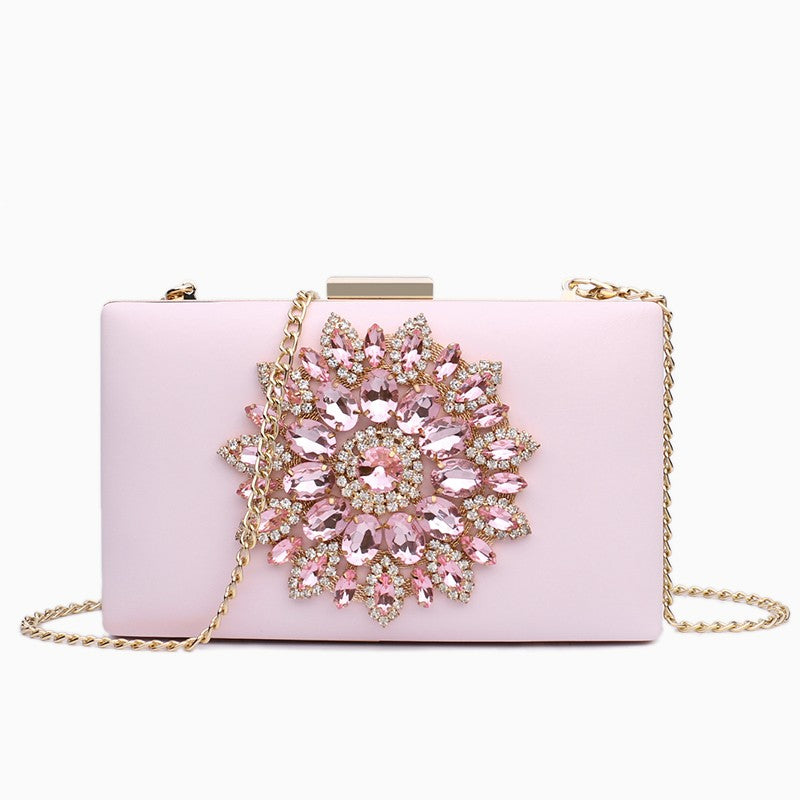 White Women Clutch Bag Wedding Clutch Purse Bridal Evening Crystal Summer Bags for Women 2021 Luxury Small Crossbody Bags