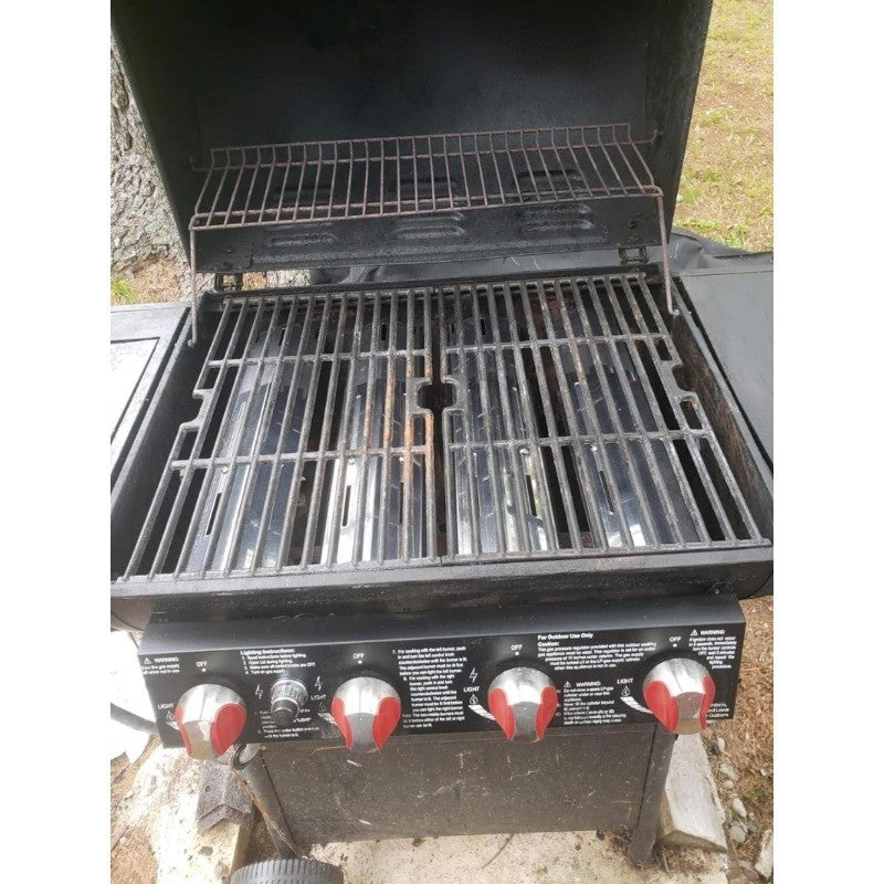 Universal Heat Plates Tent Shield Grill Parts Stainless Steel Adjustable Burner Cover Flame Tamer for Nexgrill Parts Charbroil