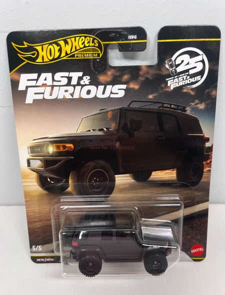 New Hot Wheels 1:64 Fast & Furious 25th Anniversary Set Mitsubishi Mercedes Mustang Etc Classic Diecast Vehicle Cars Model