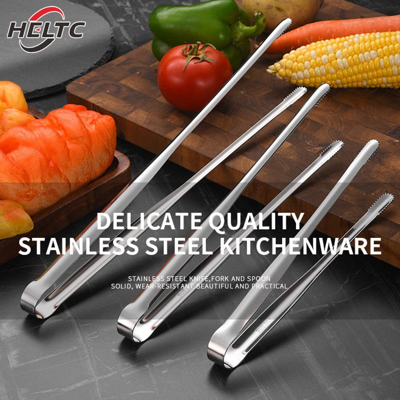 304 Stainless Steel Barbecue Clip Grill Tongs Meat Food Clip Cooking Utensils BBQ Baking Kitchen Accessories Camping Supplies