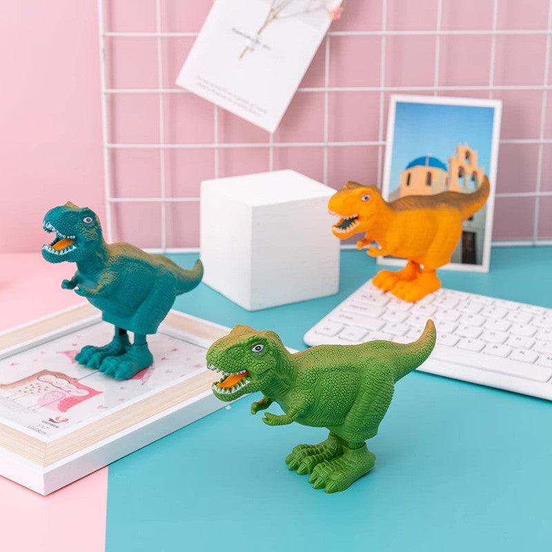 Funny Wind-Up Toys - Jumping Magpie Peacock Pigeon Dinosaur Creative Winding Puzzle Gifts for Toddlers Kids & Babies