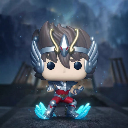 Funko Pop Saint Seiya Action Figure Cygnus Hyoga #808 Dragon Shiryu #807 Andromeda Shun #809 Phoenix Ikki #810 Vinyl Dolls Toys