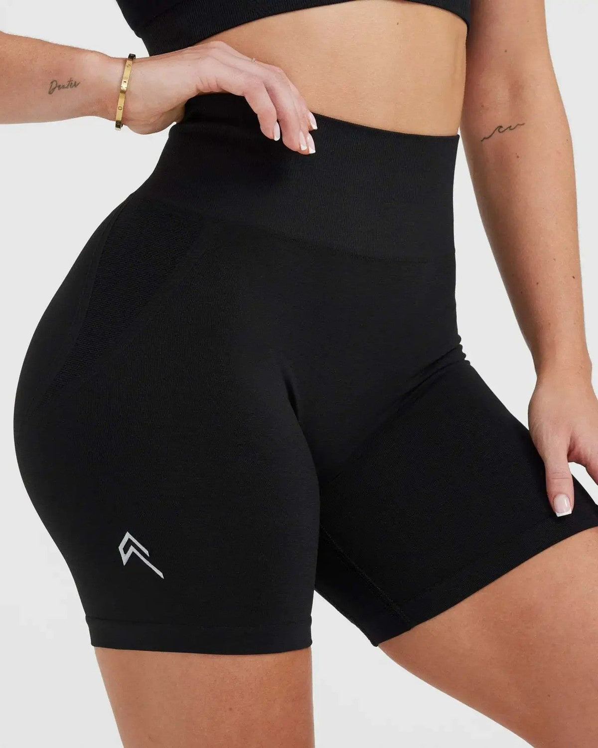 Oner Active Effortless Seamless Shorts Yoga Shorts Women Silicone Printed Sport Shorts Low Ribbed Band Scrunch Butt Shorts
