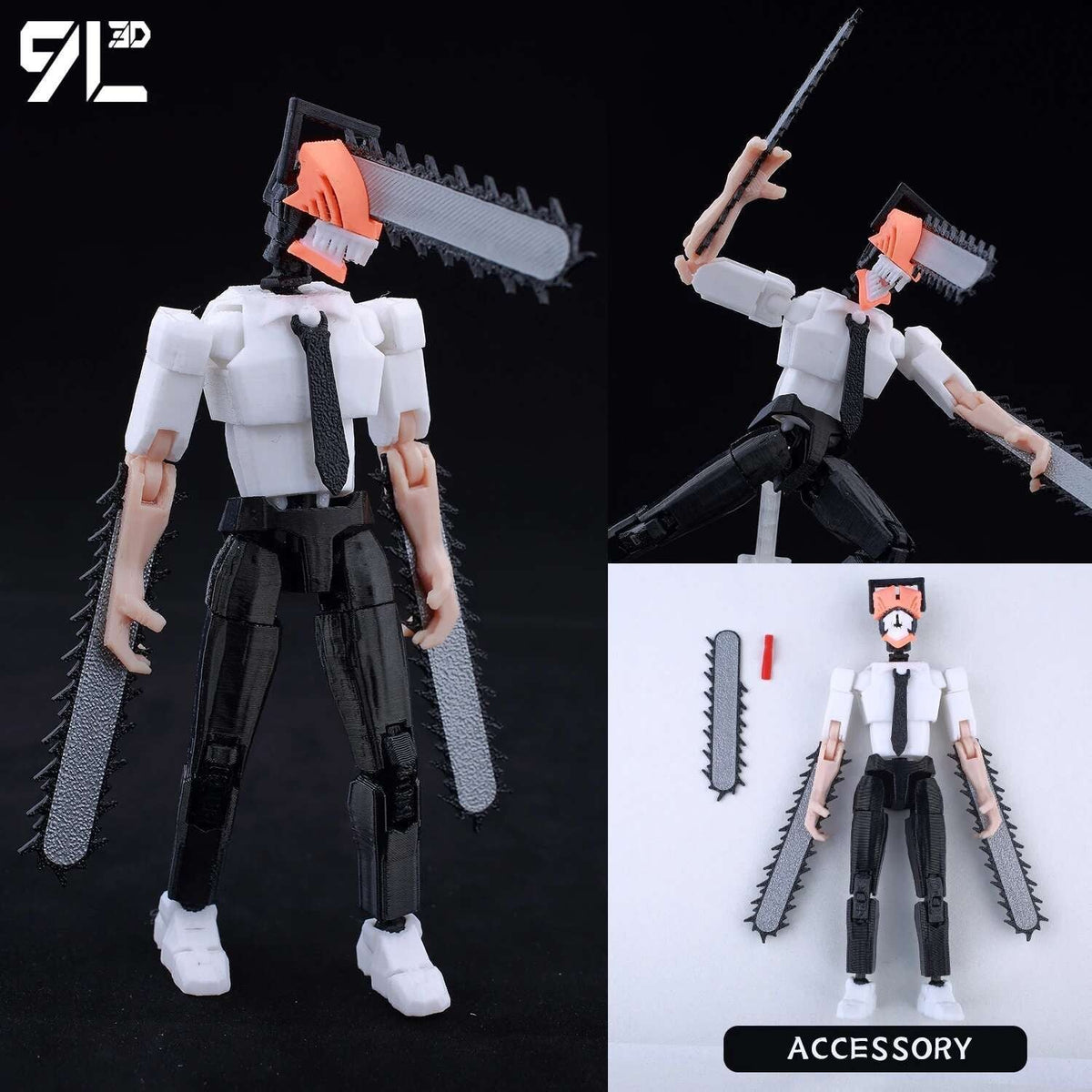 9L3D Lucky13 Titan 13 Ichigo Kurosaki Anime Action Figure Dummy 13 Sword Poseable Hollow Mask Model Birthday Surprise Decoration