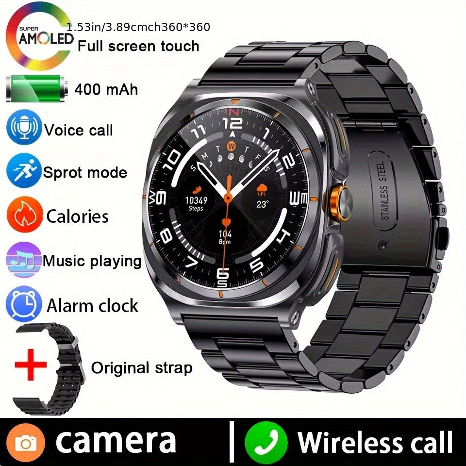 Bluetooth Call IP68 Waterproof 2025 New Upgraded 2-in-1 TWS Bluetooth Earphones Smart Watch For Men and Women Sports Smartwatch