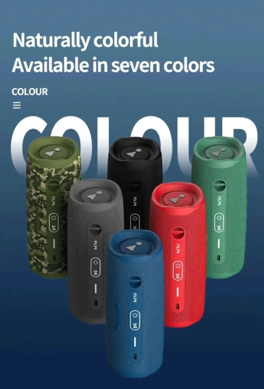 Portable Flip6 Bluetooth Speaker Multi-Function TWS Audio Caixa De Som Outdoor Subwoofer Wireless Home Theater Dual Speaker