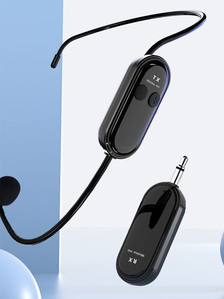 2.4G Wireless Microphone Headset Long Range Headset Mic Head Handheld Mic 2 in 1 for Voice Amplifier Stage Speakers Teach