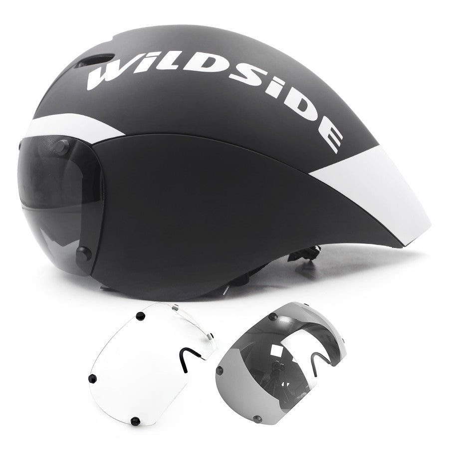 TT Cycling Helmet Lens Goggles Triathlon Tri Aero Road Bike Helmet Timetrial Race Bicycle Helmet Men Casco Ciclismo Accessories