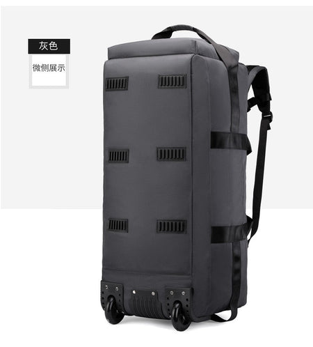 Travel Bag, Large Capacity Handbag, Portable Outdoor Carry-On Luggage, Wheeled Travel Bag, Convenient and Practical Unisex Travel Bag