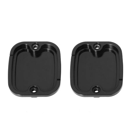 Motorcycle CNC Brake Reservoir Master Cylinder Cover F&R For Harley Touring Road King Street Electra Glide Ultra V-Rod Night Rod