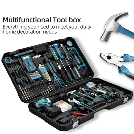 High-power Electric Drill Power Tool Sets Automotive Tools Multifunctional Repair Combination Tools Auto Repair Toolbox Kit
