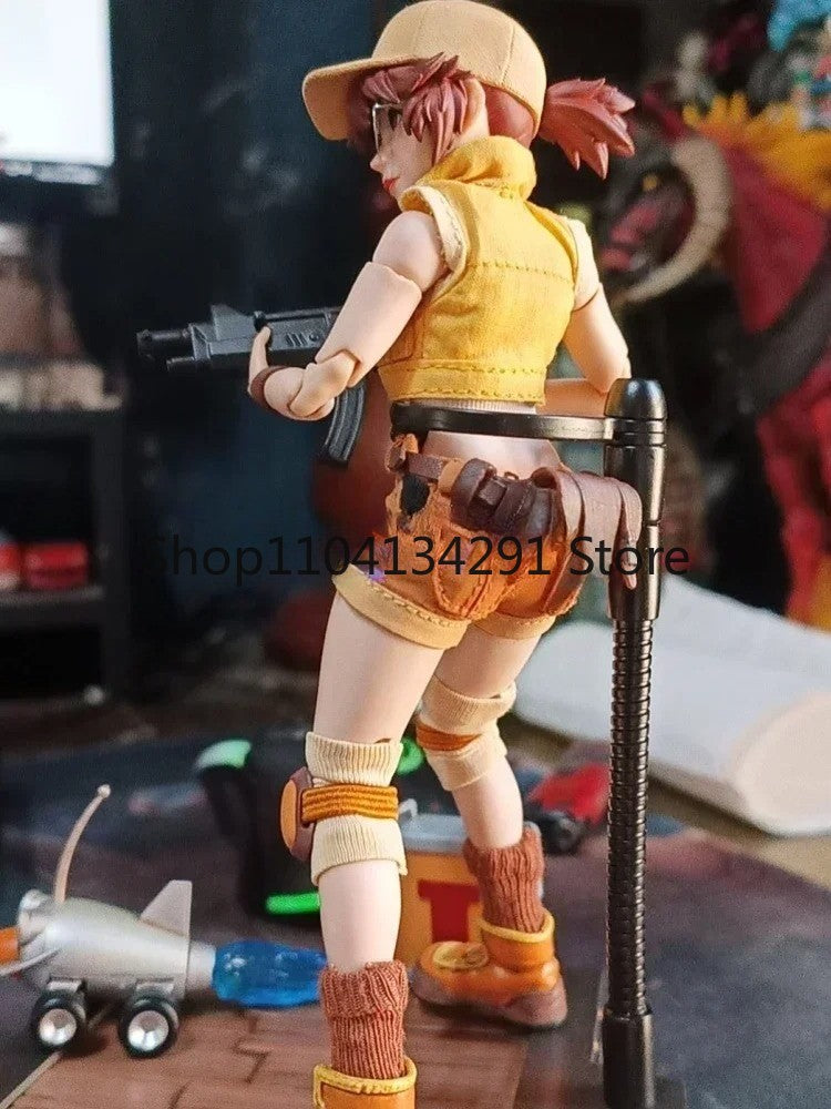 Original SNK Metal Slug Action Figure Toys Fio and Alice Sisters 1/12 Scale Collectible ERI006 ERI007Toy Model Action Figure