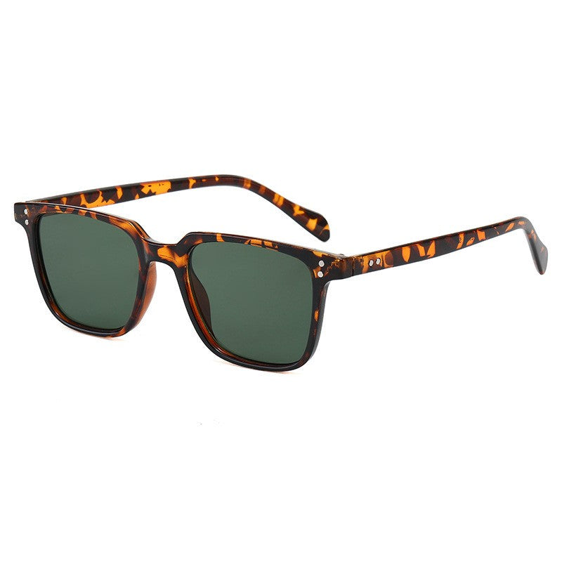 rectangle Rivet Tony Stark Sunglasses women men 2022 brand designer fashion Iron Man Glasses vintage oculos de sol masculino