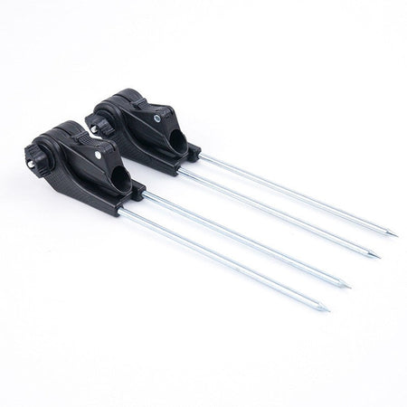 1.7M/2.1M/2.4M New Stainless Steel Thickened Telescopic Fishing Rod Bracket Fishing Rod Dual Purpose Bracket Fishing Rod Holder