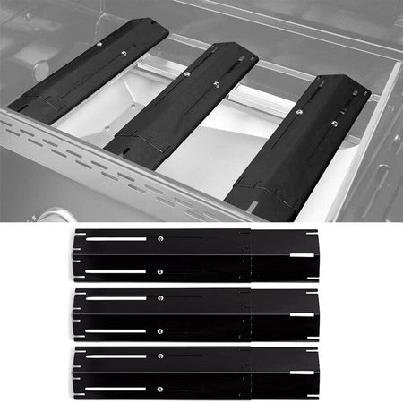 Universal Heat Plates Tent Shield Grill Parts Stainless Steel Adjustable Burner Cover Flame Tamer for Nexgrill Parts Charbroil