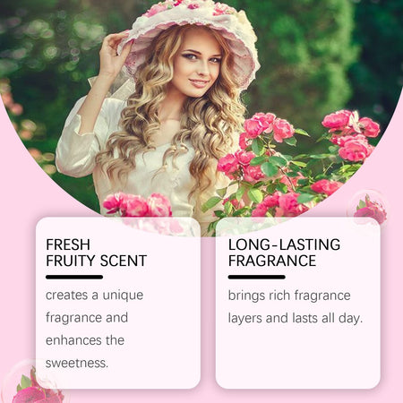 Roxelis 100ml Brazilian Style Perfume Light Fragrance Red Pitaya Jasmine Scent Fresh Long Lasting Aroma Dating Flirting Perfume