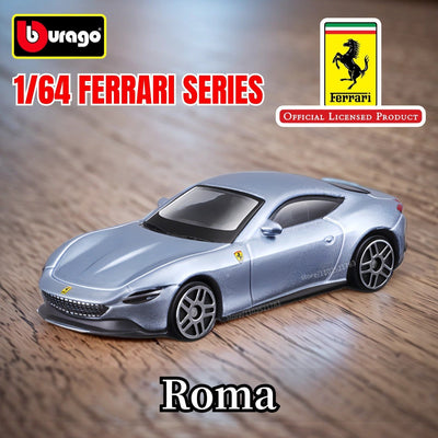 Bburago 1:64 Ferrari Enzo Replica Car Model Scale F40 F50 458 488 296 Diecast Traffic Miniature Art Figure Kid Boy Toy