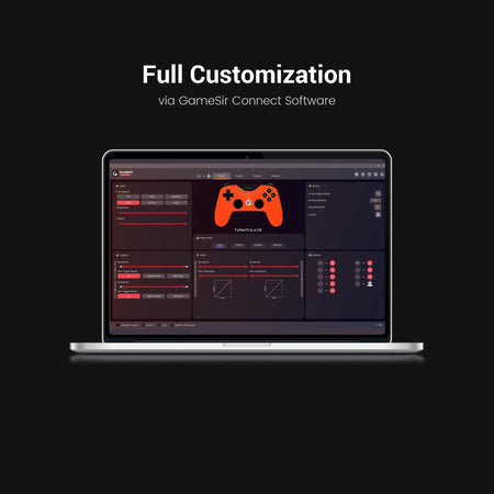 GameSir Tarantula 8K PC Wired Controller Lightweight Gaming Gamepad Steam Wired Similar PS5 Symmetric DS4 Joystick Controller