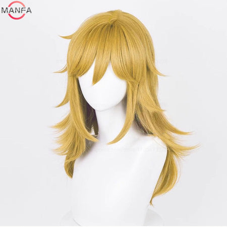 High Quality Link Wig Cosplay  Blonde Brown Wig Cosplay Anime Wigs Heat Resistant Synthetic Wigs Halloween Wigs