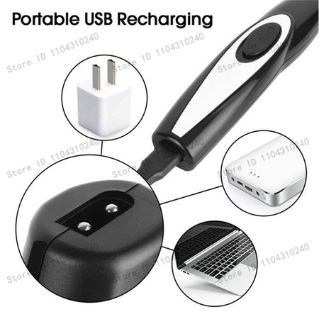 Electric Pet Clipper Grooming Kit for Dogs Reachageable Trimmer Haircut Cat Hair Cutting Remover Quiet Nail Grinder Machine Set