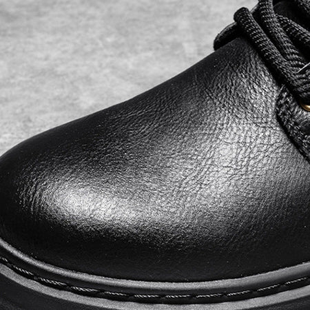 Boot Men'S Velvet Warm And Wear Thick Soled Classic And Fashionable Lace Up Ankle Boots Boots Men Wide Width Zapatos De Hombre