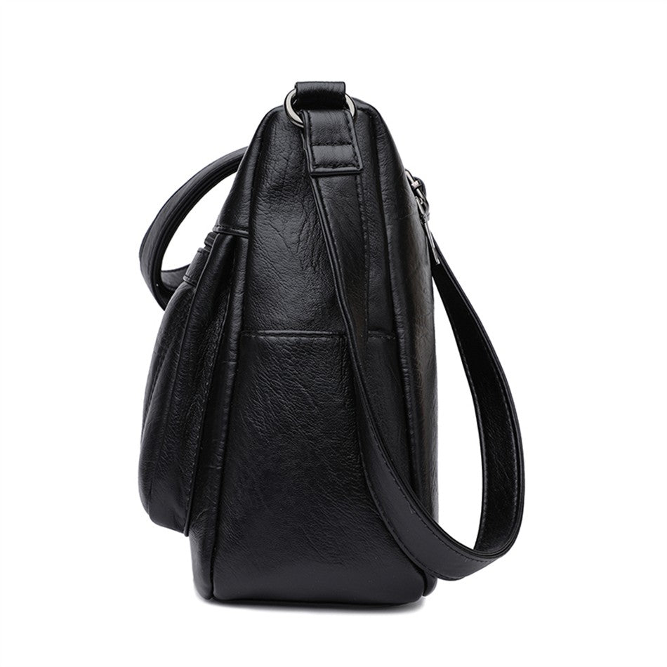 Soft Leather Women Bag Branded Designer Ladies Handbag Purses 2023 Luxury Female Shoulder Bag Large Capacity Crossbody Bags Sac