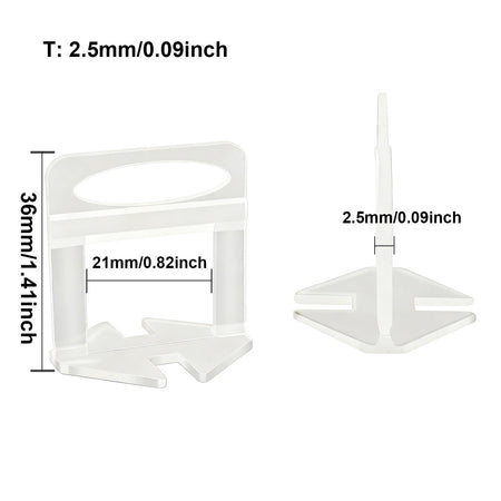 50-200pc Wall Floor Tile Leveling System Clips Ceramic Leveler Spacer Plier Wadge Kit for Tile Laying Construction Building Tool
