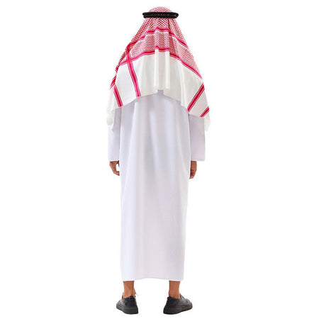 Men Arabia Arab Sheikh Costume Shepherd Arabian Prince Cosplay for Adult Fantasia Purim Halloween Costumes