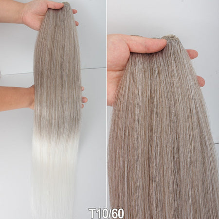 Russia Straight Hair Weave Bundles 65cm 200G Fiber Synthetic Hair Extensions Bio Protein Heat Resistant Ponytail Cosplay Hair