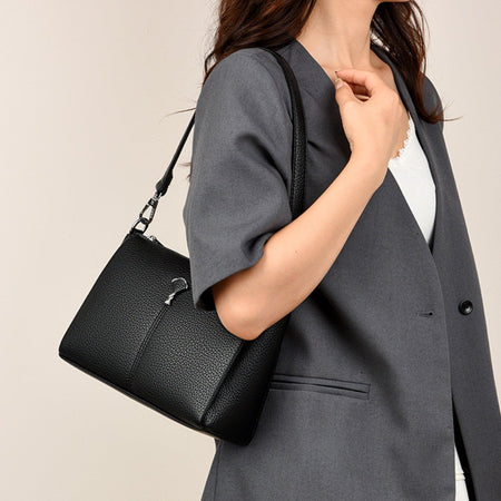 Top Quality Pu Leather Female Crossbody Three Layers Pockrts Bag Elegant Shoulder Bags for Women Casual Purses and Handbags Sac