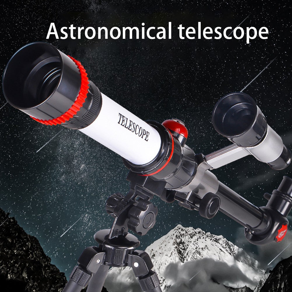 High Magnification Professional Astronomical Telescope Kids Experiment Monocular Stargazing Binoculars Teaching Aids