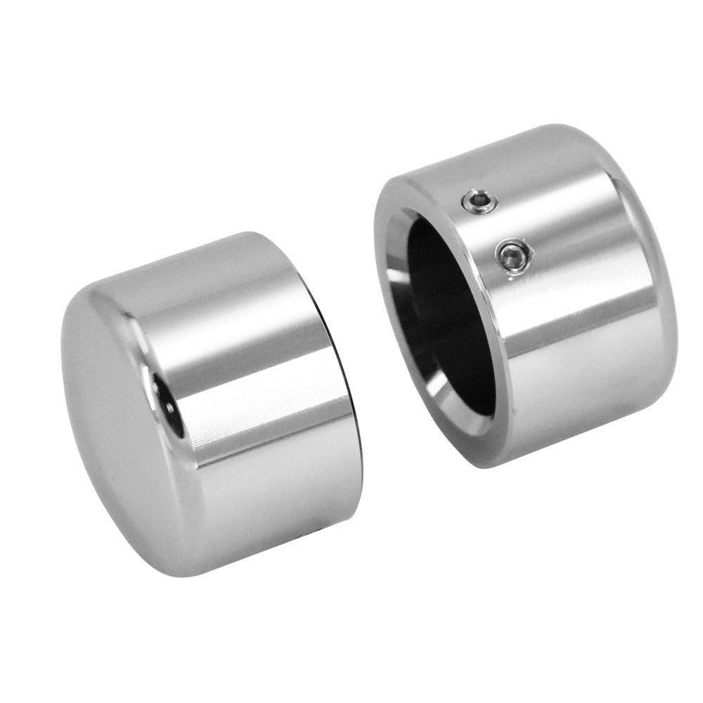 2pcs Motorcycle Front Axle Nut Cover Cap Bolt Black/Chrome For Harley Touring Softail Breakout Dyna Street Bob V-Rod Sportster