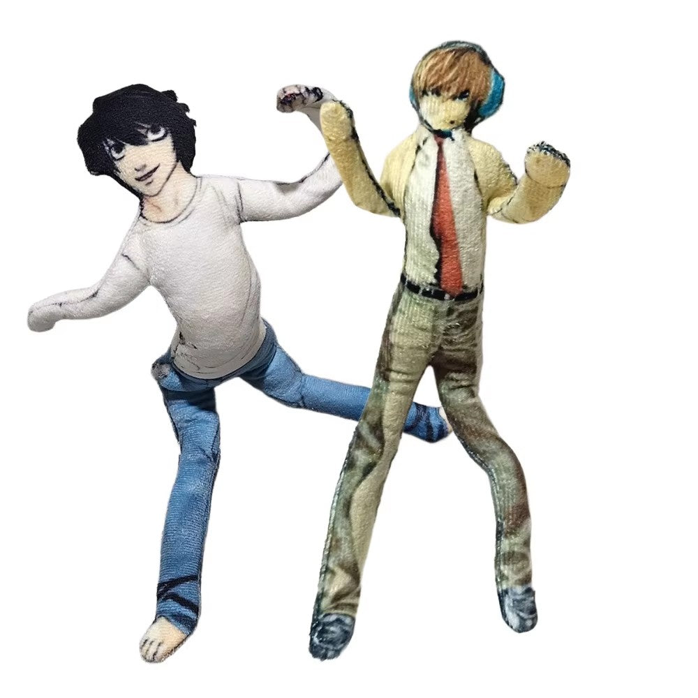 Anime Light Yagami L Plush Light Yagami L Plushies Doll Slender Twistable Shape Stuffed Toys room Decoration Festival Gift 28cm
