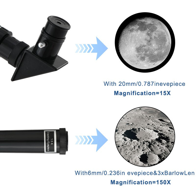 F36050 astronomical telescope, large aperture, high definition, high magnification, for observing the moon and stars