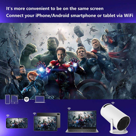 Oneplus Projector HY300 Pro 4K Android 11 Dual Wifi6 290ANSI Allwinner H713 BT5.0 1080P 1280*720P Home Cinema Outdoor Projetor